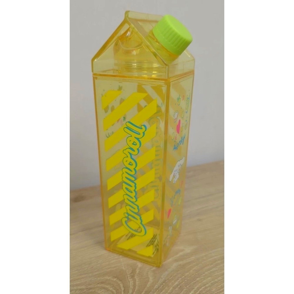 Cinnamoroll Water Bottle Lemon Toss Carton Novelty Kawaii Sanrio Gift Yellow NWT